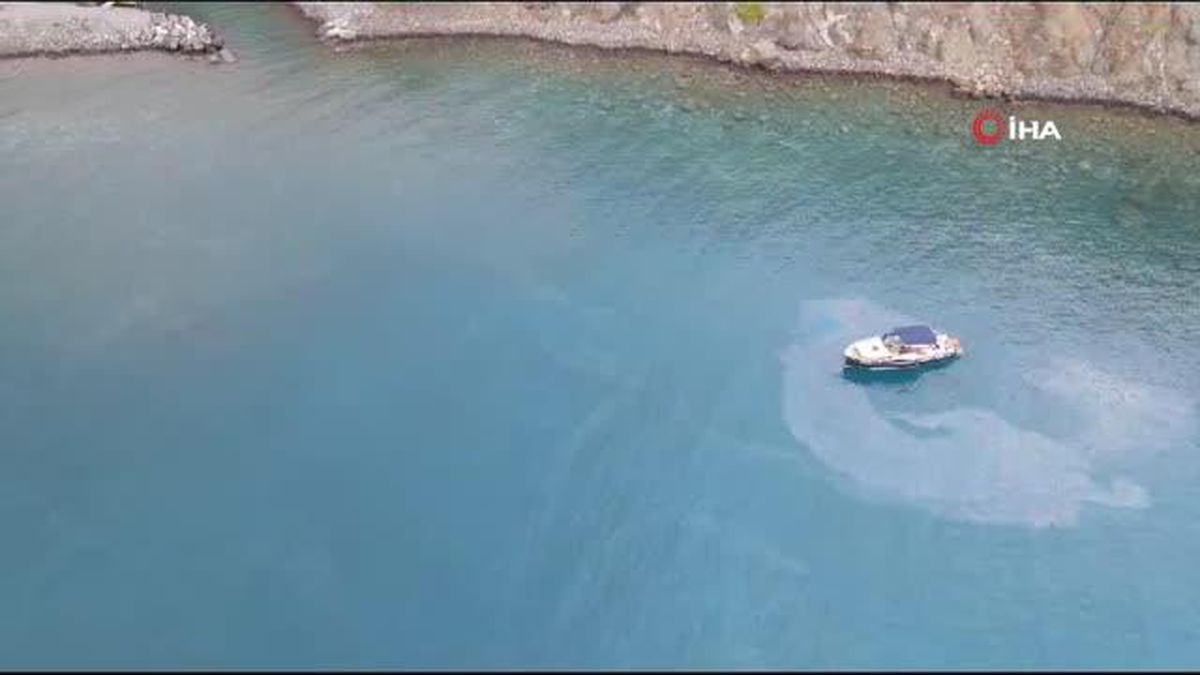 Deniz kirliliği dron ile tespit edildi: 6 bin 140 TL para cezası uygulandı
