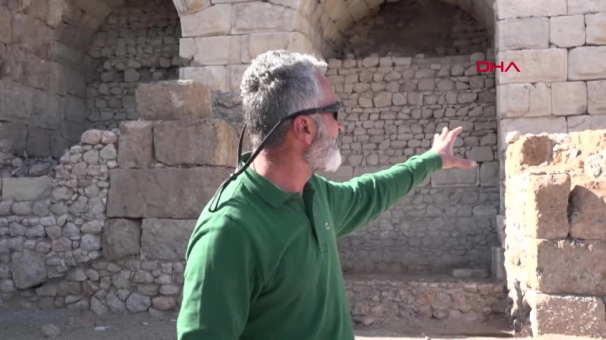 Kibyra Antik Kenti\'ndeki hamamda kazı çalışmaları için ödenek bekleniyor