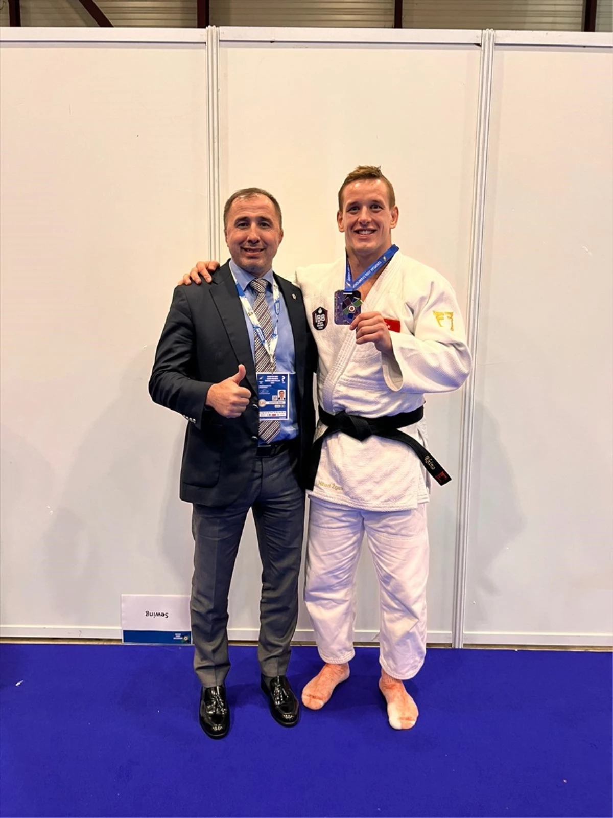 Mihael Zgank Avrupa Judo Şampiyonası\'nda bronz madalya kazandı