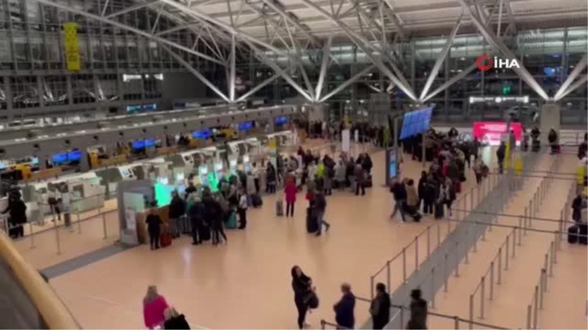 Hamburg Havaalanı\'ndaki Rehine Krizi Sonrası Uçuşlar Normale Döndü