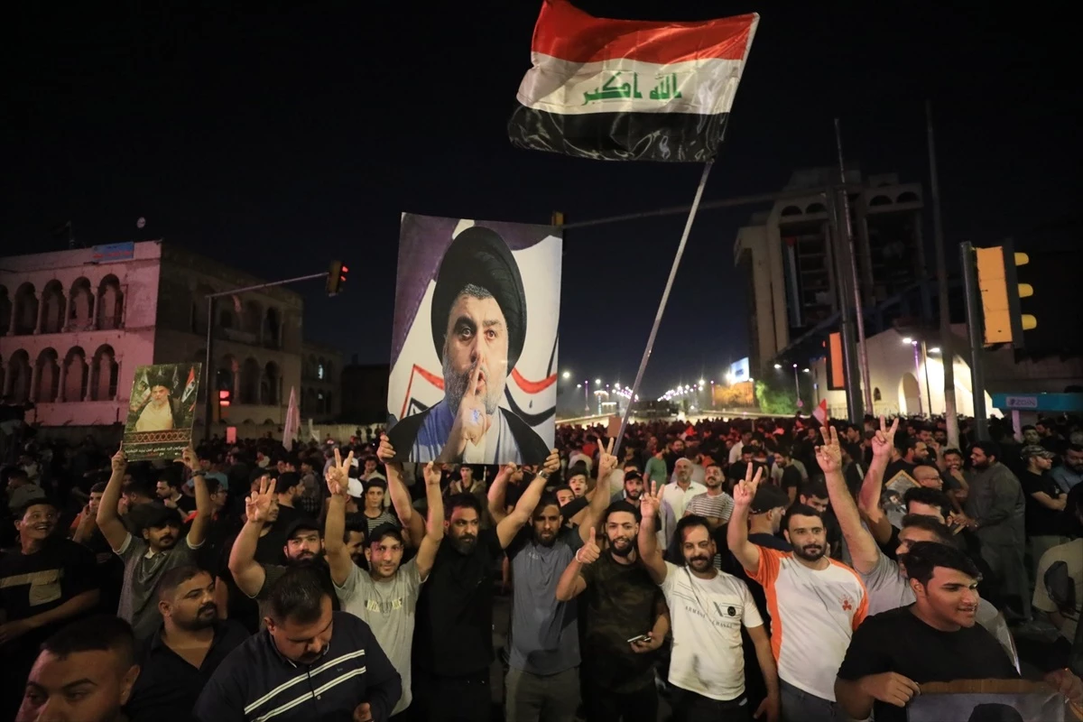 Sadr Hareketi Lideri Mukteda es-Sadr Destekçileri, Blinken\'ın Bağdat Ziyaretini Protesto Etti