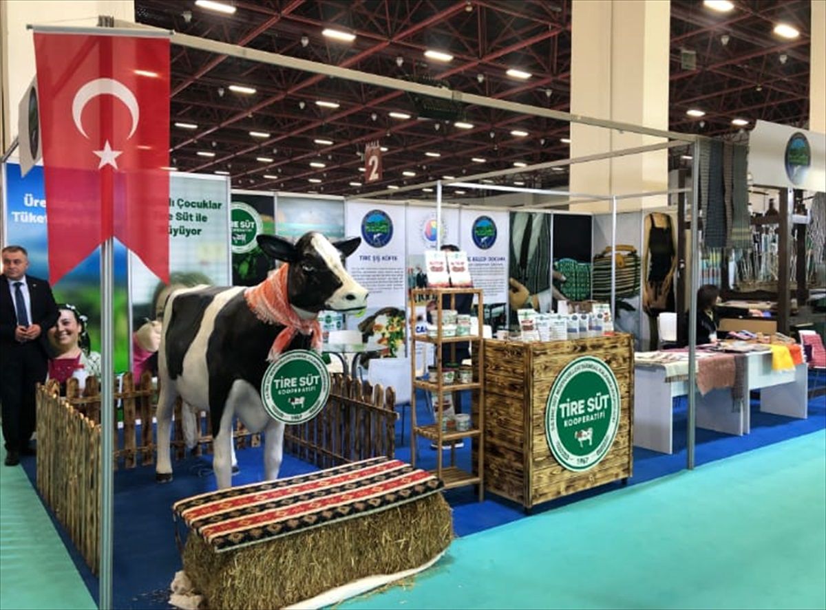 Tire Süt Kooperatifi, YÖREX Fuarı\'nda ilgi gördü