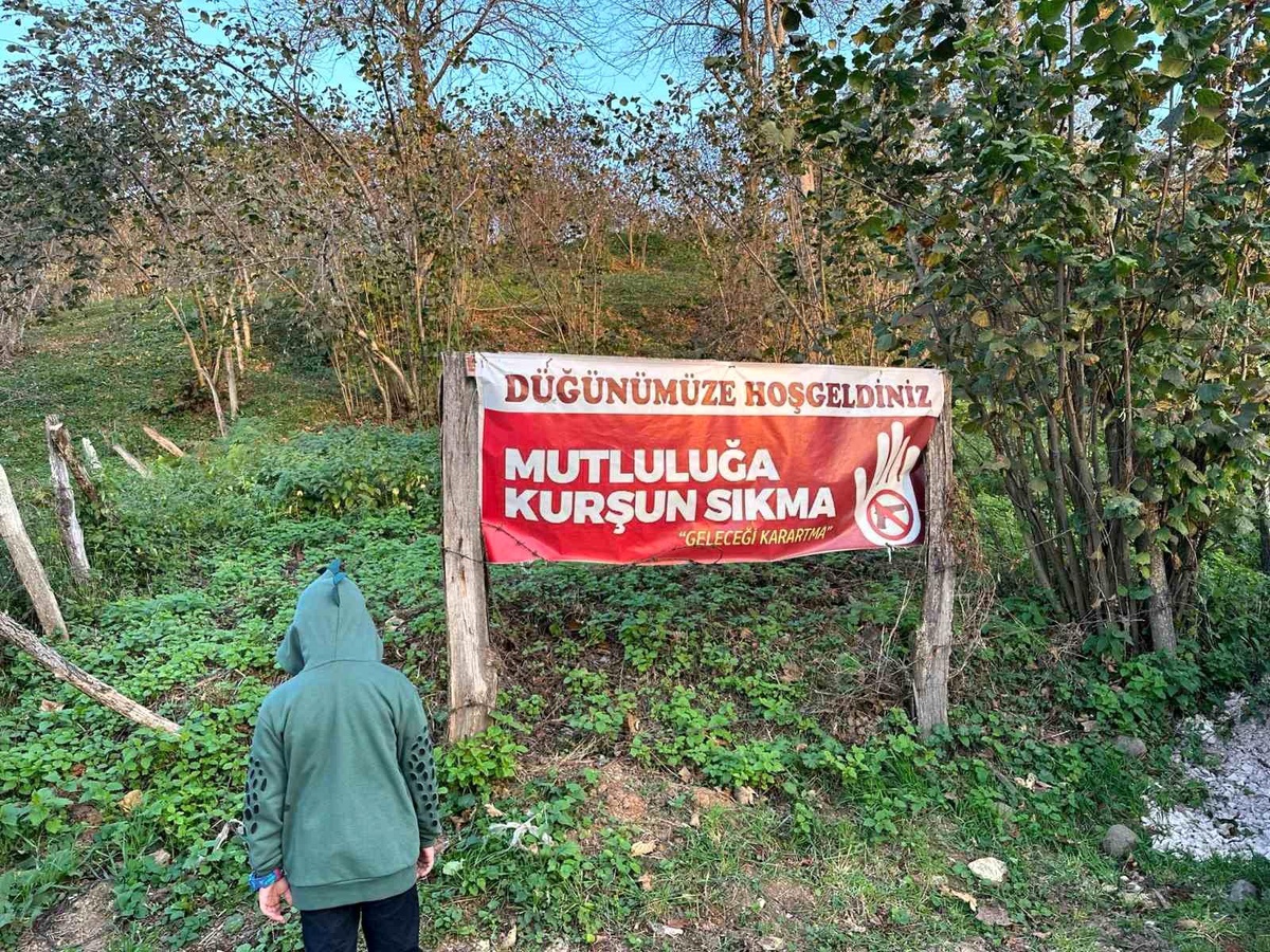Düğünde maganda kurşununa karşı önlem alındı