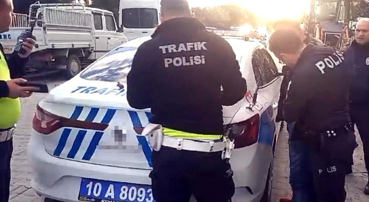 Balıkesir\'de trafik uygulamasından kaçan motosikletli sürücü yakalandı