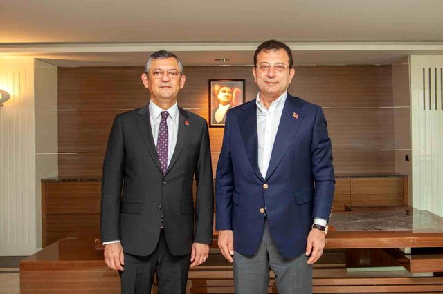 İmamoğlu, Özel'i ziyaret etti İmamoğlu, Özel'i ziyaret etti