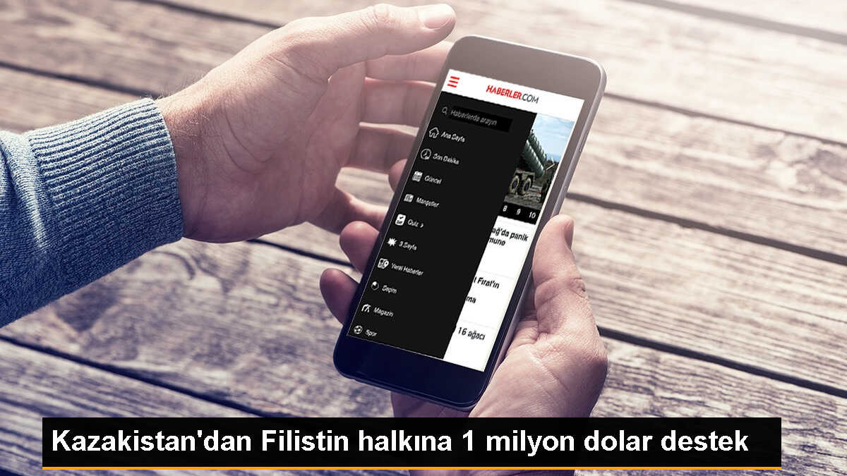 Kazakistan, Filistin\'e 1 Milyon Dolarlık İnsani Yardım Yaptı