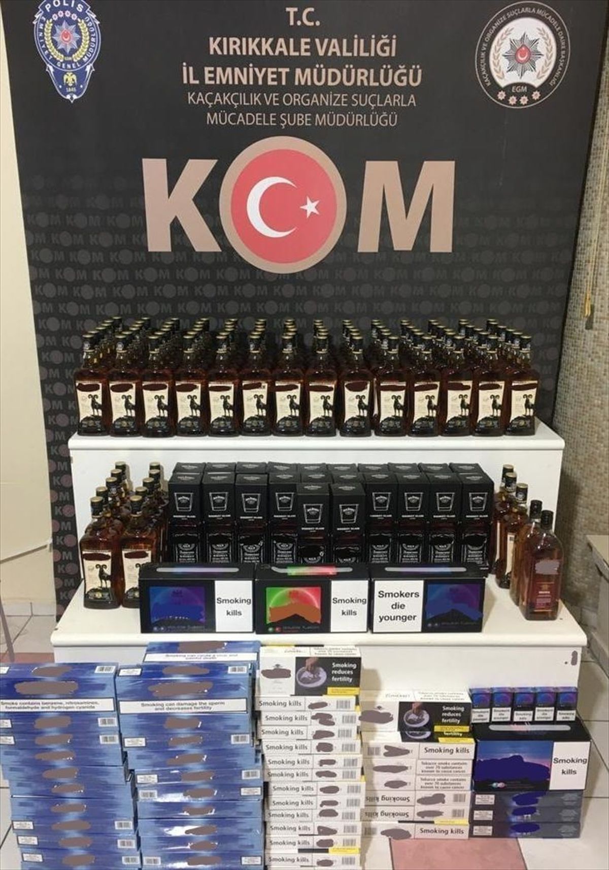 Kırıkkale\'de 1 Milyon 260 Bin Makaron Ele Geçirildi, 4 Şüpheli Gözaltına Alındı