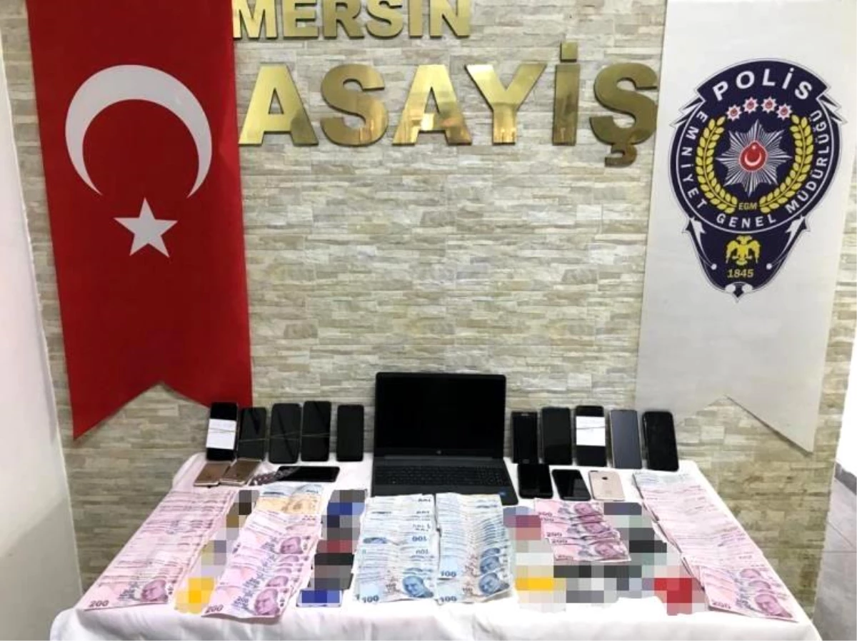 Mersin\'de 18 Şüpheli Dolandırıcılık İddiasıyla Gözaltına Alındı