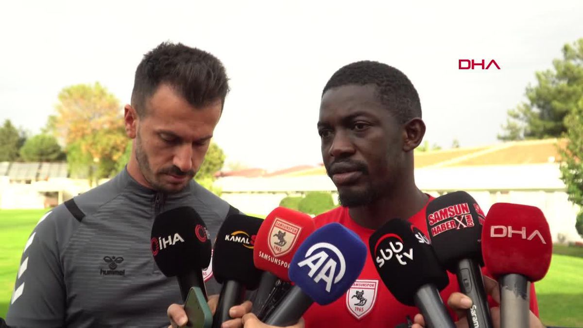 Samsunspor'un yıldız oyuncusu Fofana, İstanbulspor maçını kazanıp Pendikspor maçına moralli çıkmak istediklerini söyledi