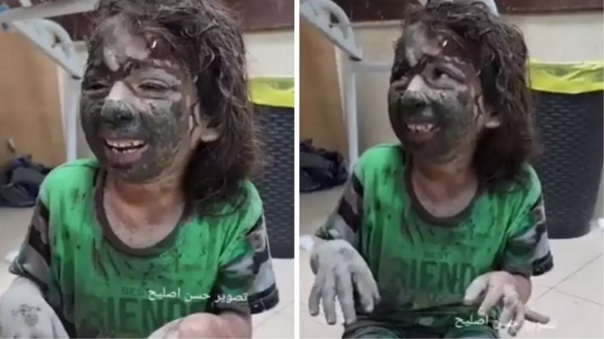 Gazze\'de enkazdan çıkartılan küçük kızın acı feryadı 