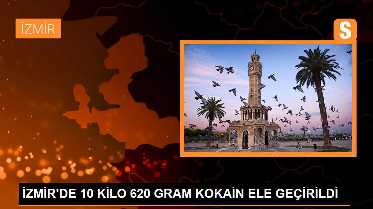 İzmir\'de 10 Kilo Kokain Ele Geçirildi, 1 Kişi Tutuklandı
