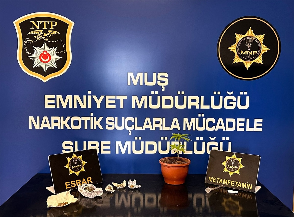 Muş\'ta Uyuşturucu Operasyonu: 15 Kişiden 1\'i Tutuklandı