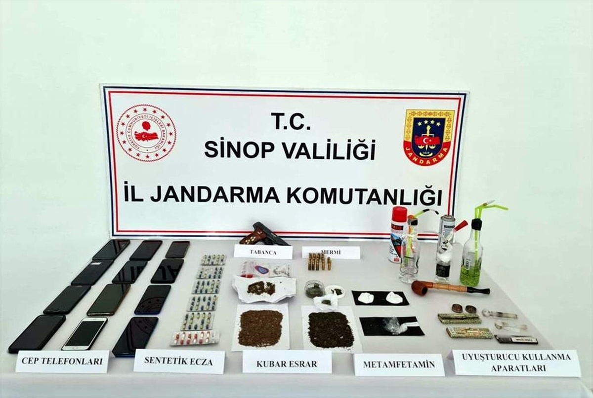 Sinop merkezli uyuşturucu operasyonunda 34 şüpheli gözaltına alındı