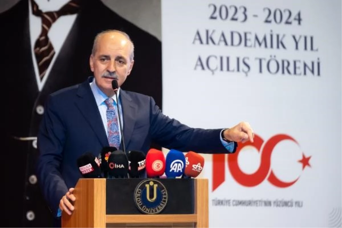 TBMM Başkanı Numan Kurtulmuş, Ordu Üniversitesi\'nde konuştu