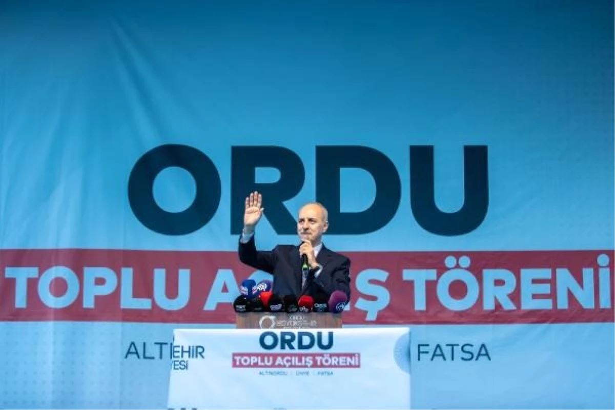 TBMM Başkanı Numan Kurtulmuş Ordu\'da Konuştu