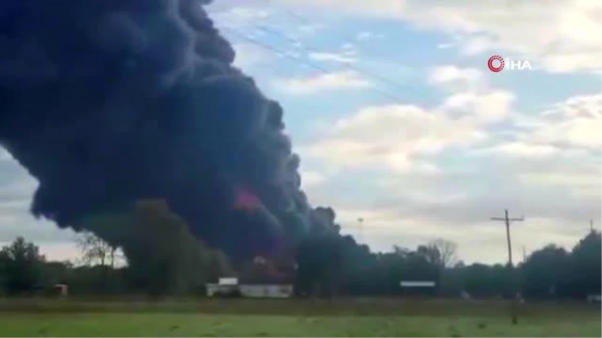 ABD\'nin Texas eyaletindeki kimya fabrikasında patlama ve yangın