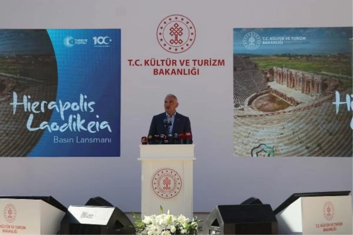 Bakan Ersoy, Denizli\'de "Geleceğe Miras Hierapolis" projesinin tanıtımında konuştu Açıklaması