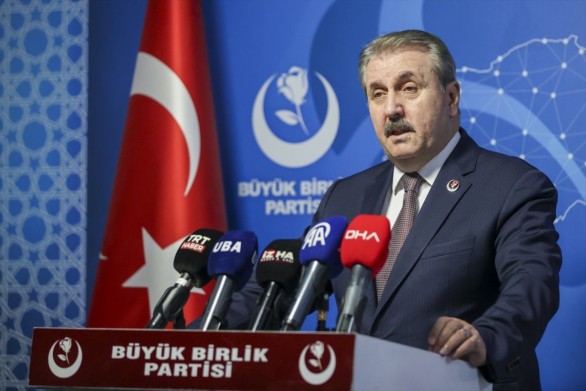 BBP Genel Başkanı Destici, basın toplantısı düzenledi Açıklaması