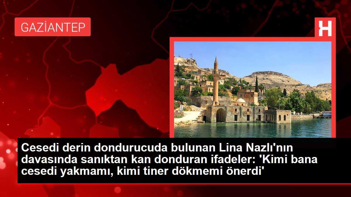 Cesedi derin dondurucuda bulunan Lina Nazlı'nın davasında sanıktan kan donduran ifadeler