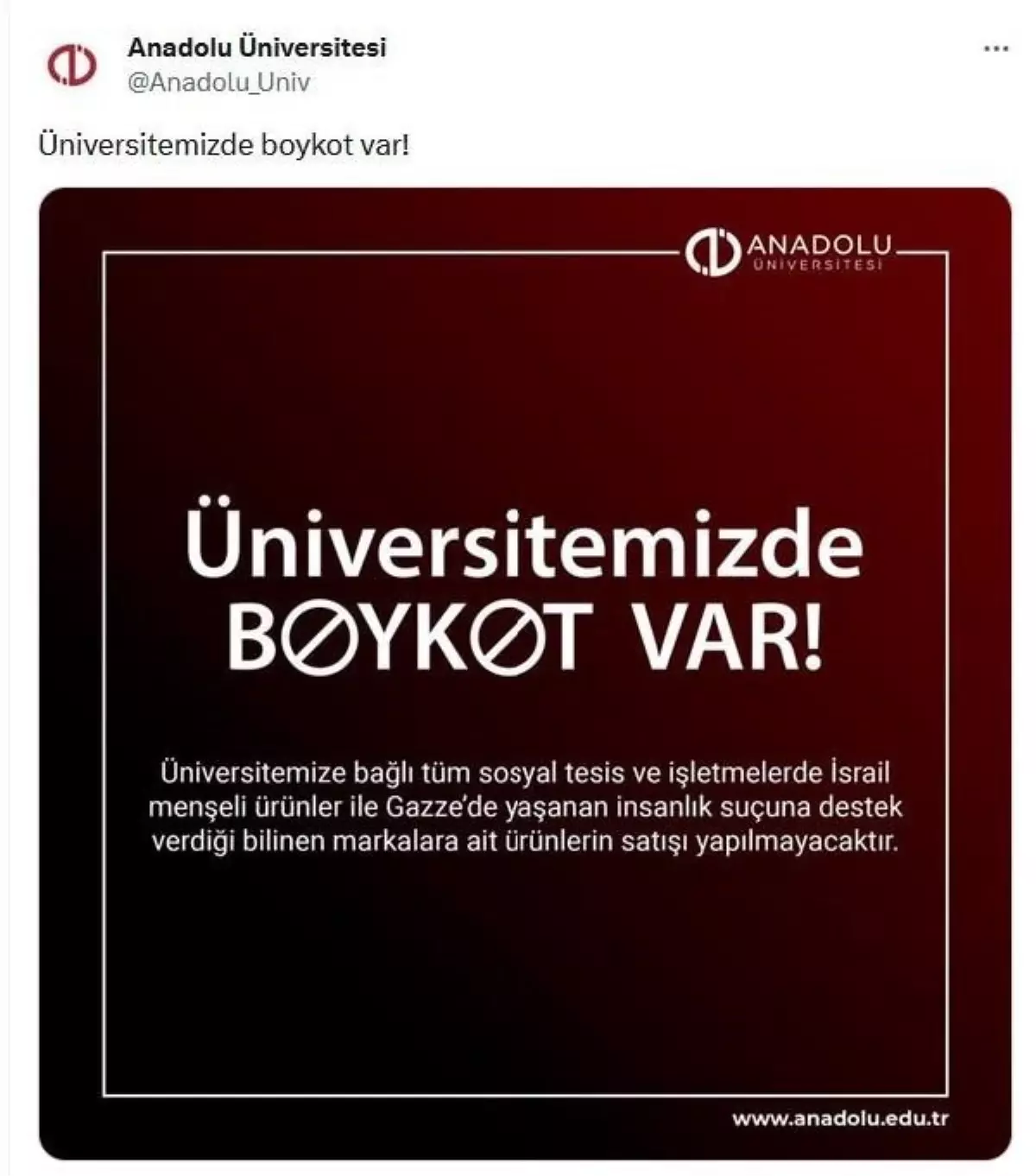 Eskişehir\'deki Üniversiteler İsrail\'e Boykot Kararı Aldı