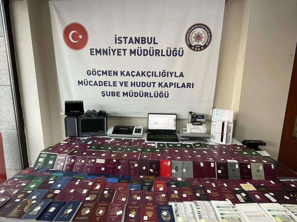 İstanbul\'da Sahte Pasaport Operasyonunda Bir Şüpheli Yakalandı