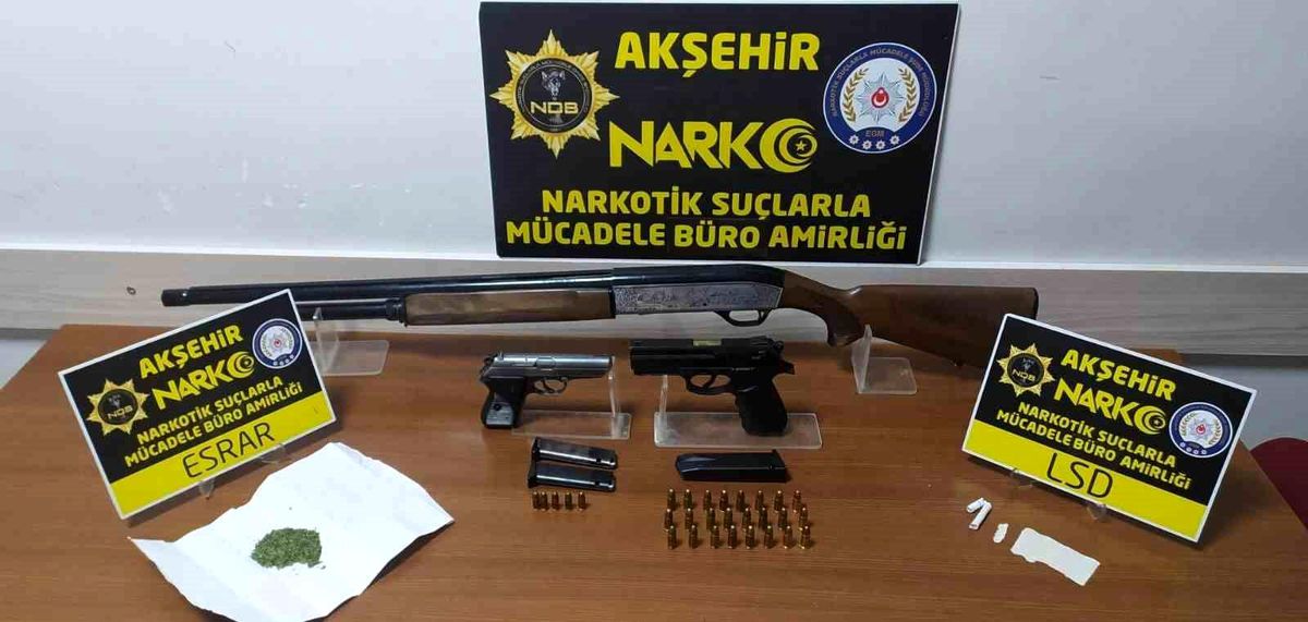 Akşehir'de Uyuşturucu Operasyonu: 2 Gözaltı