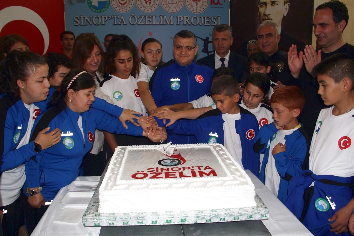 Sinop\'ta Özelim Projesi ile özel gereksinimli bireyler spor yapma imkanı buldu