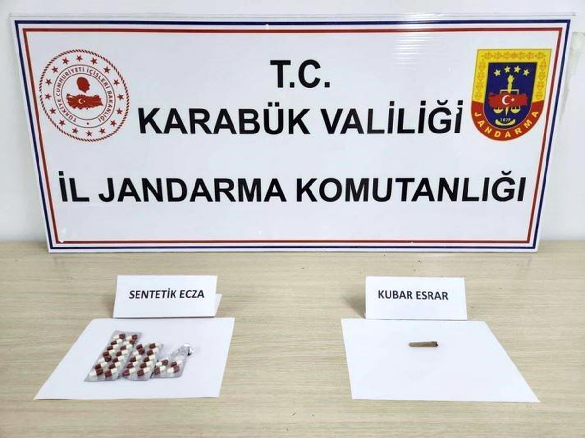 Karabük\'te Uyuşturucu Operasyonu: Sentetik Hap ve Esrar Ele Geçirildi