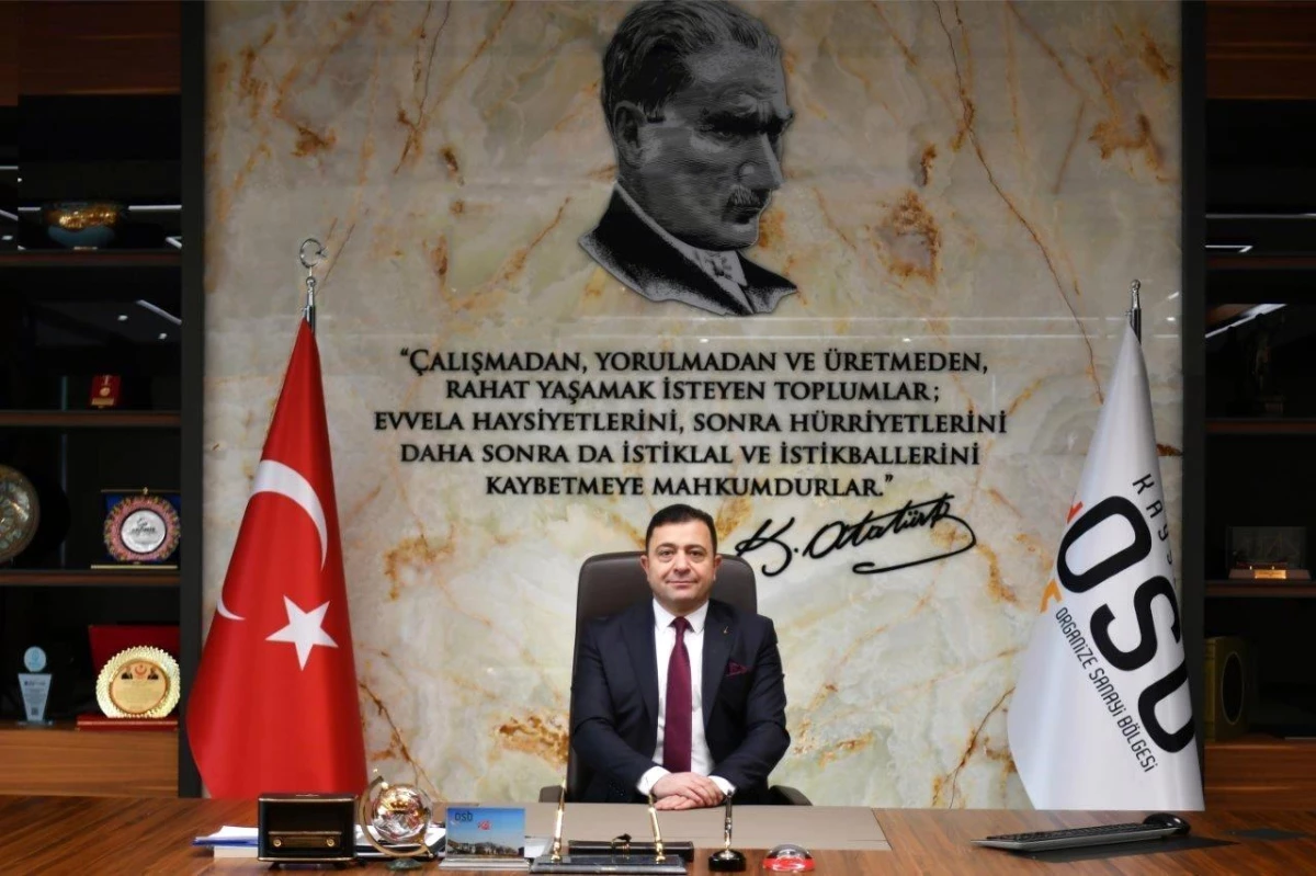 Kayseri OSB Başkanı Mehmet Yalçın, Atatürk\'ü Anma Mesajı Yayınladı