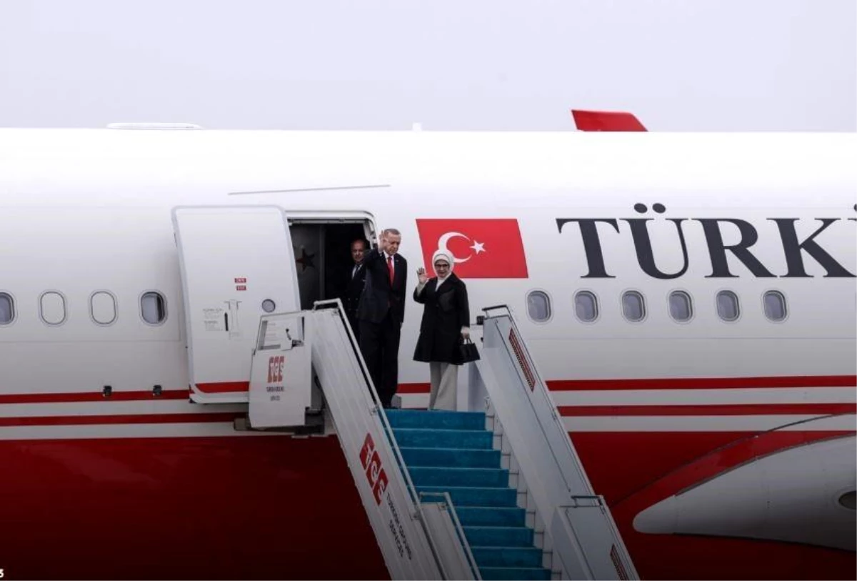 Cumhurbaşkanı Erdoğan, Özbekistan\'dan ayrıldı