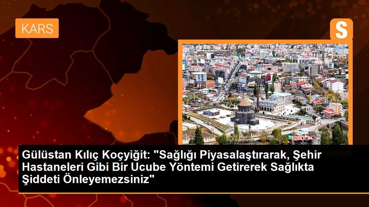Gülüstan Kılıç Koçyiğit: "Sağlığı Piyasalaştırarak, Şehir Hastaneleri Gibi Bir Ucube Yöntemi Getirerek Sağlıkta Şiddeti Önleyemezsiniz"