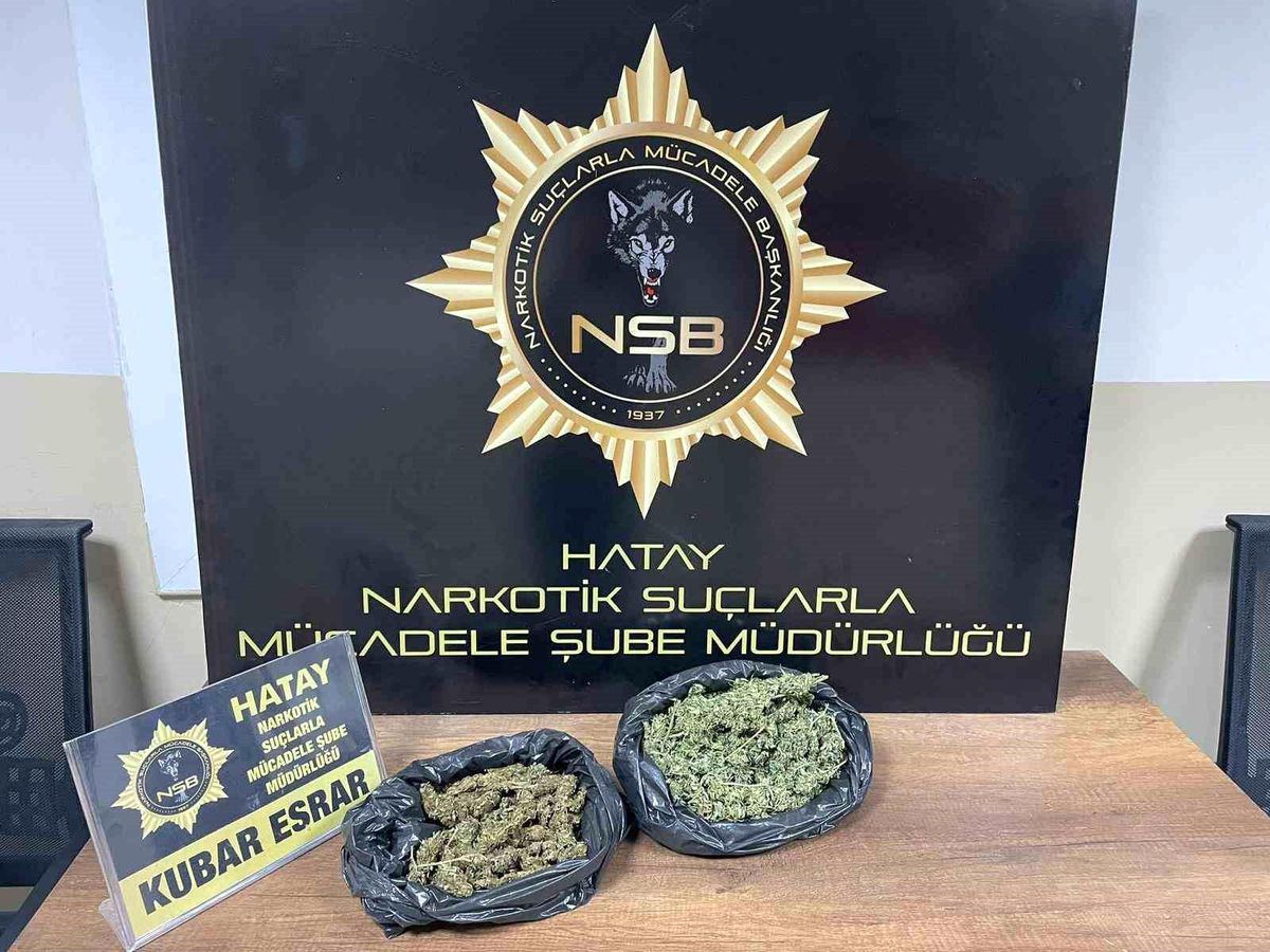 Hatay\'da 335 Gram Esrar Ele Geçirildi