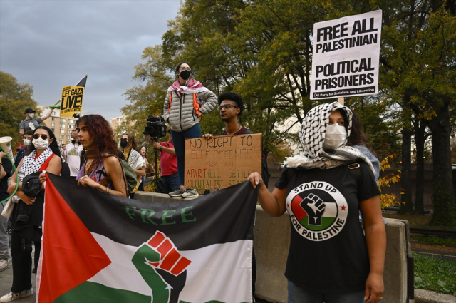 ABD Dışişleri Bakanlığı çalışanlarına Filistin'i destekleyen eylemcilerden 'istifa' çağrısı