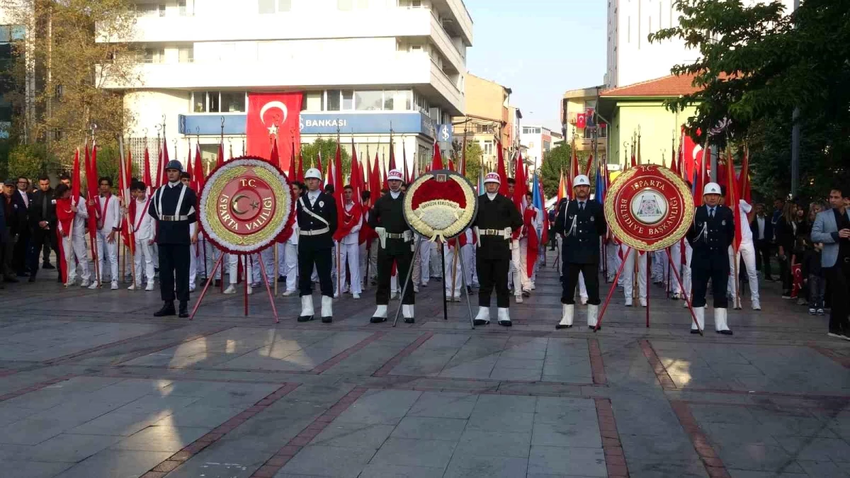 Atatürk\'ün ölüm yıl dönümü Isparta\'da törenle anıldı