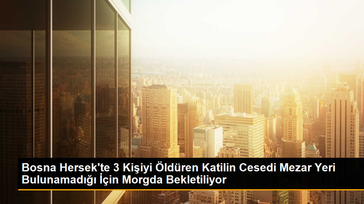 Bosna Hersek\'te 3 Kişiyi Öldüren Katilin Cesedi Mezar Yeri Bulunamadığı İçin Morgda Bekletiliyor