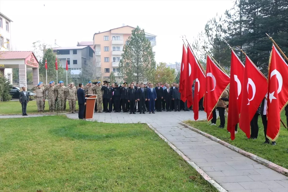 Atatürk'ün ölüm yıl dönümü Hizan'da törenle anıldı