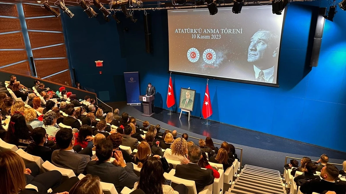 Büyük Önder Atatürk, vefatının 85. yılında ABD\'de anıldı