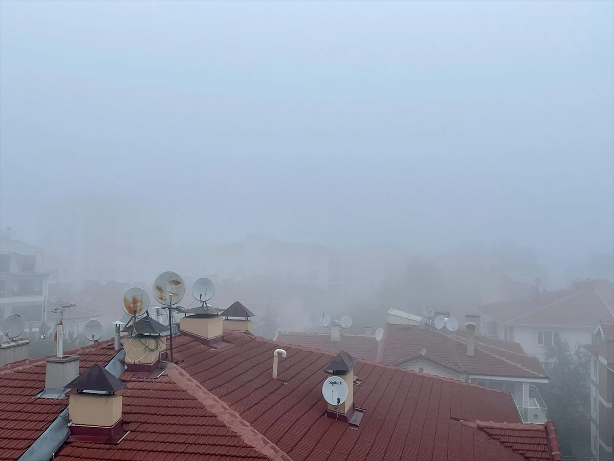 Eskişehir\'de sis etkili oldu