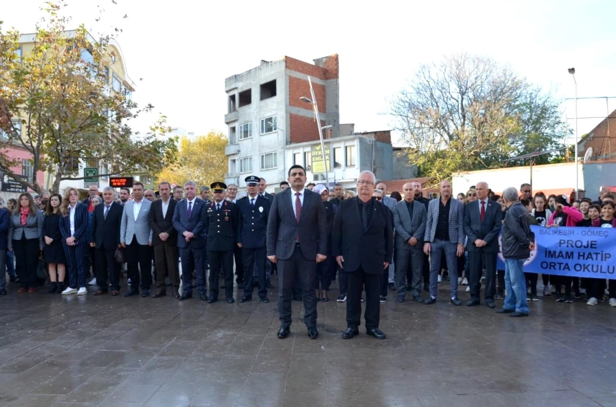 Balıkesir Gömeç\'te Atatürk\'ün Vefatının 85. Yılı Törenlerle Anıldı