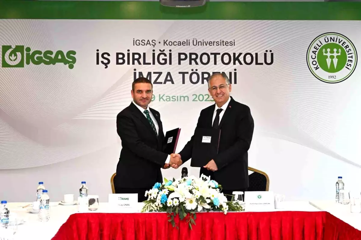 İGSAŞ ile Kocaeli Üniversitesi Arasında İş Birliği Protokolü İmzalandı