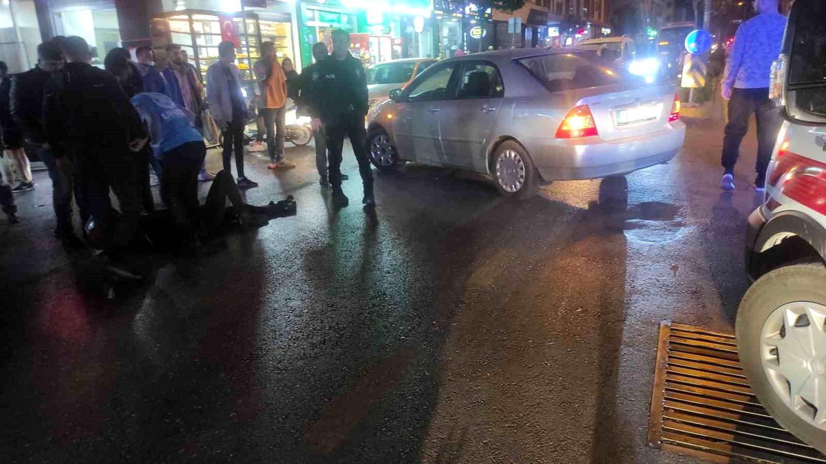 Aydın\'da motosiklet ile otomobil çarpıştı: 1 yaralı