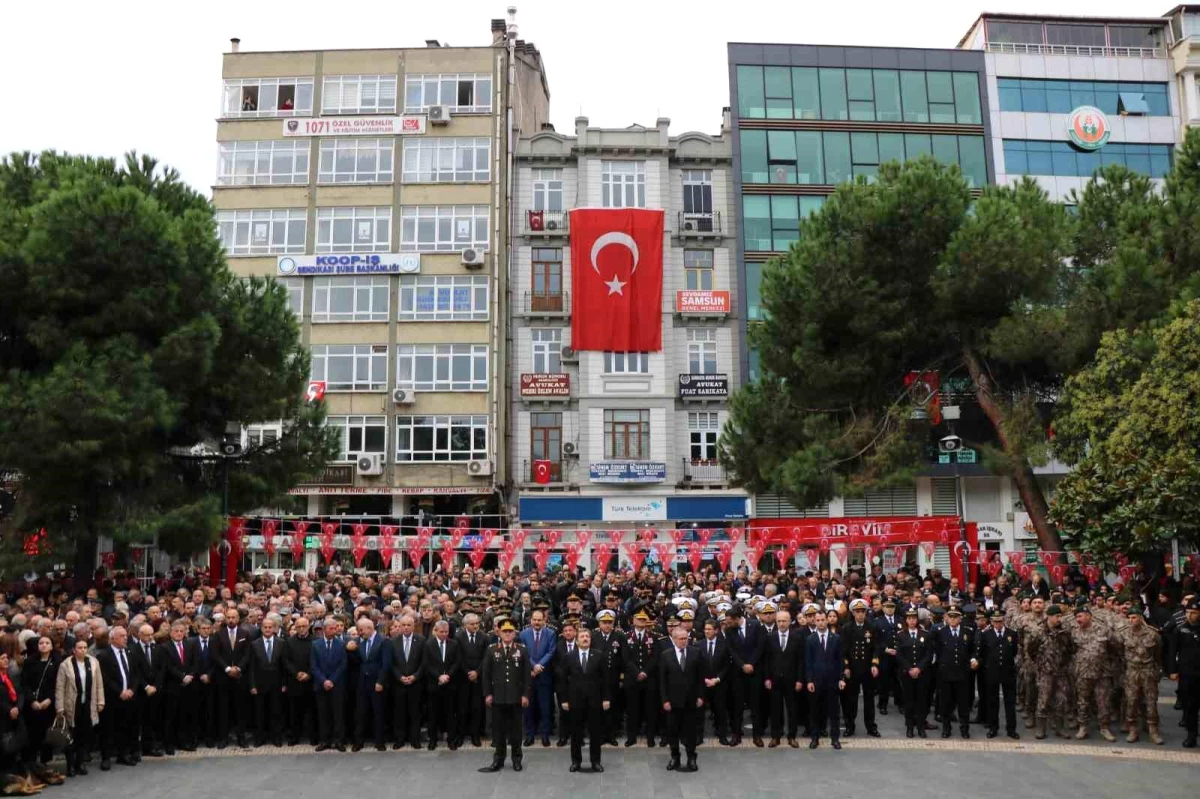 Samsun\'da 10 Kasım Atatürk\'ü Anma Günü