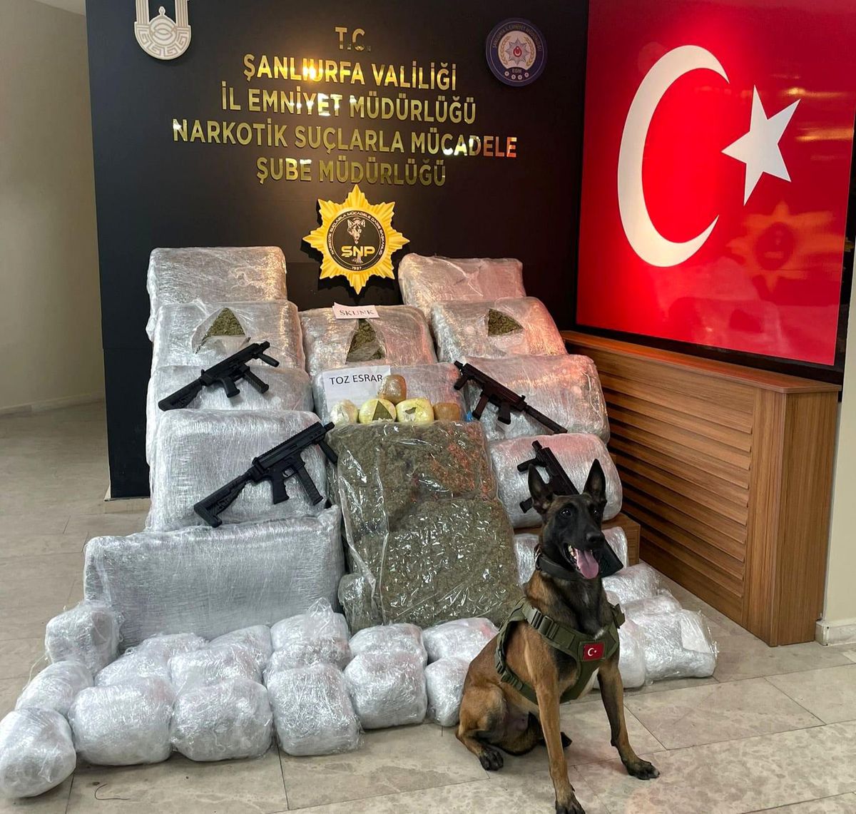 Şanlıurfa\'da 170 Kilo Skunk Maddesi Ele Geçirildi
