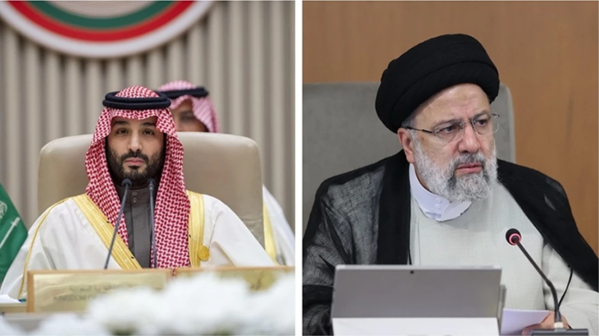 İran Cumhurbaşkanı Reisi ve Suudi Arabistan Veliaht Prensi Bin Selman, Riyad\'ta görüştü
