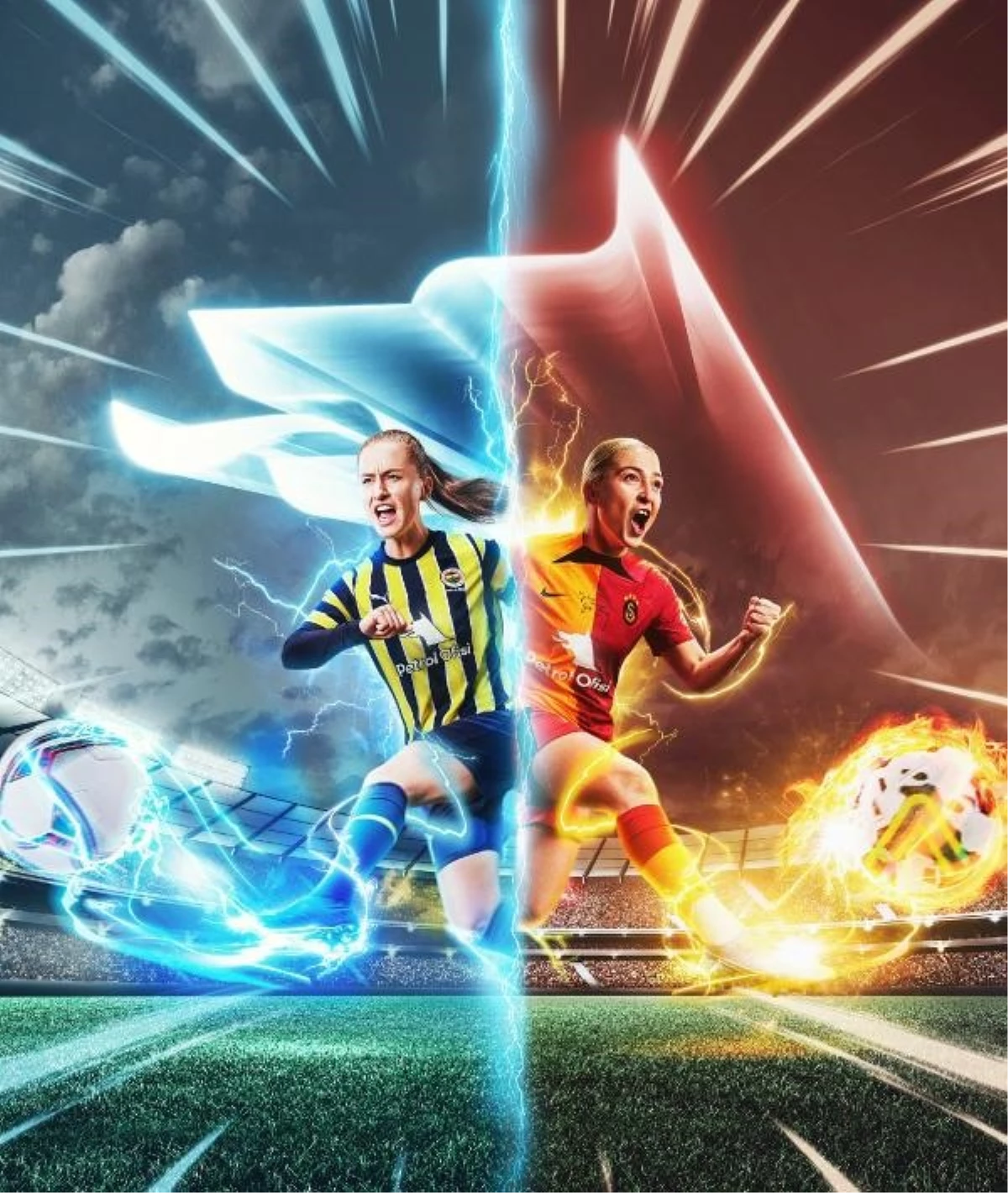 Petrol Ofisi Destekli Galatasaray ve Fenerbahçe Kadın Futbol Takımları Karşı Karşıya Geliyor