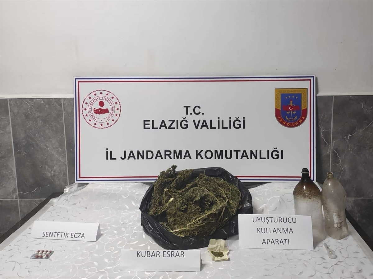 Elazığ\'da Uyuşturucu Operasyonu: 3 Şüpheli Gözaltına Alındı