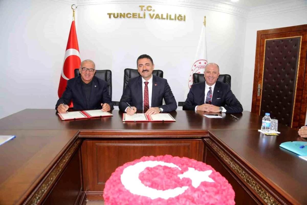Tunceli ve Ankara Sanayi Odası Arasında Kardeş OSB Protokolü İmzalandı