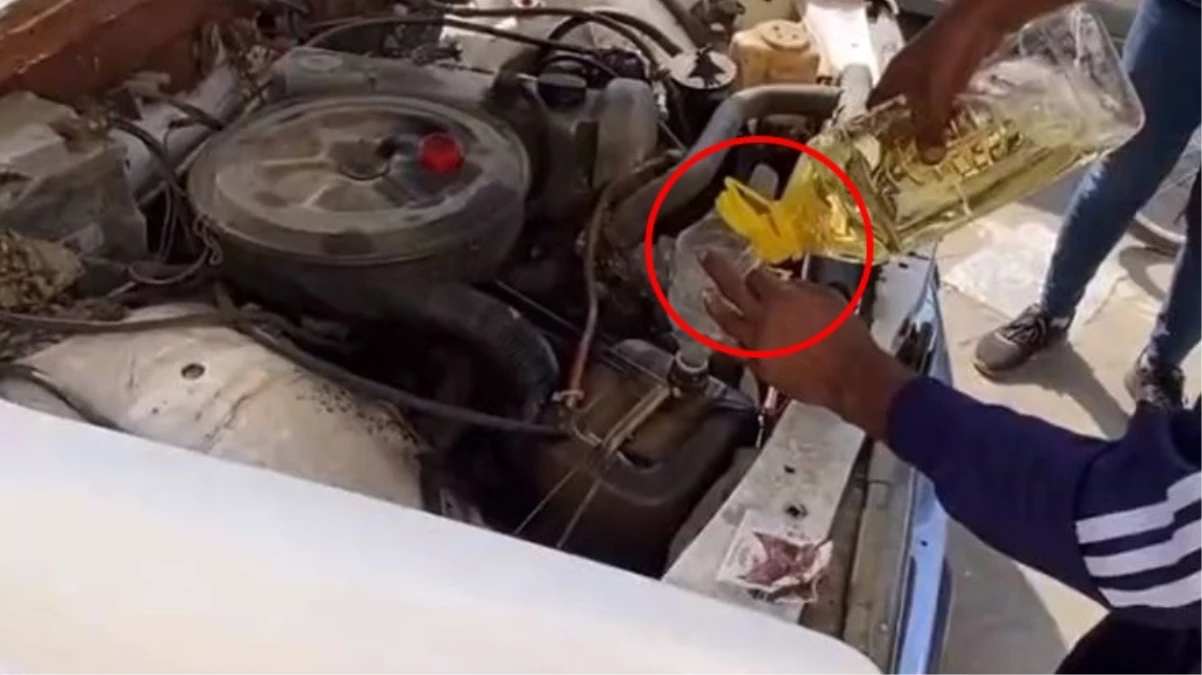 Yakıta hasret kalan Filistinliler araçlarını çalıştırmak için ayçiçek yağı kullanıyor