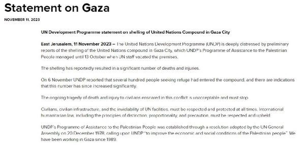 UNDP Gazze\'deki ofisi bombalandı