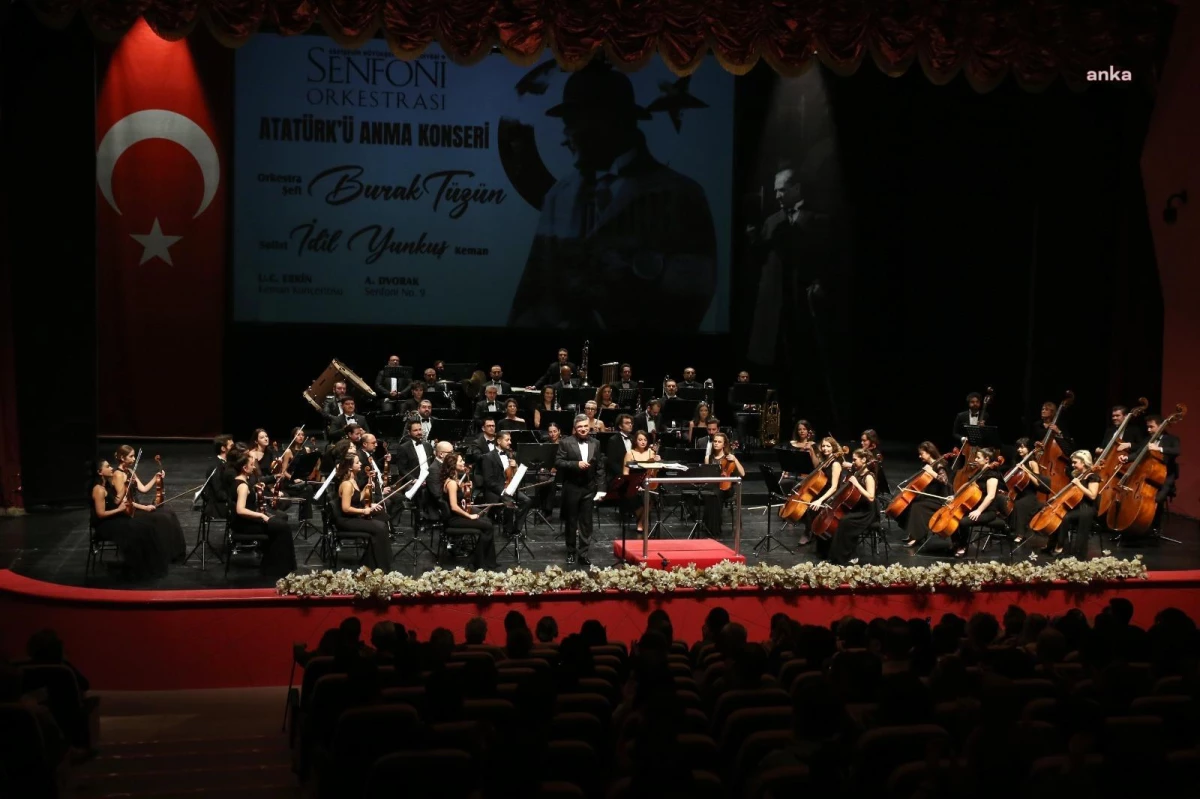Eskişehir Büyükşehir Belediyesi Senfoni Orkestrası, Atatürk\'ü Anma Konseri Düzenledi
